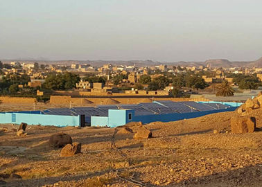 Het UNICEF stelt Zonne het Water Pompend Systeem van 100HP voor Irrigatie en DorpsWatervoorziening in werking leverancier
